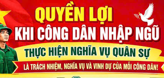 Quyền lợi khi công dân nhập ngũ 